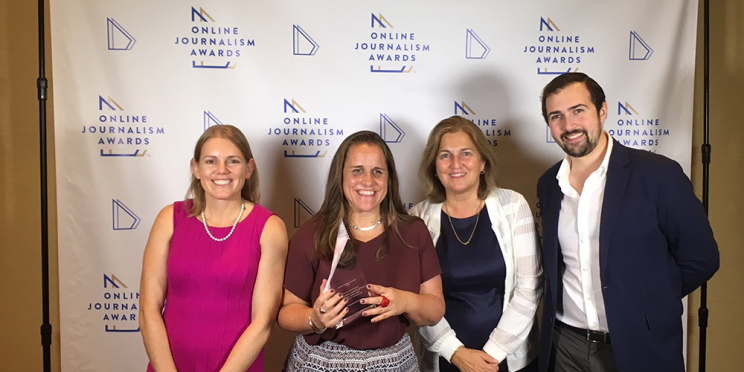 CrossCheck récompensé à l’ONA 2017 à Washington