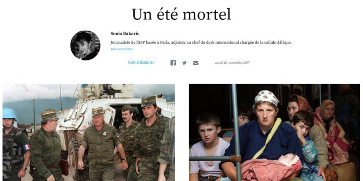 Sonia Bakaric qui a couvert le conflit en ex-Yougoslavie, invitée de l’émission, Un jour dans le monde, sur France Inter